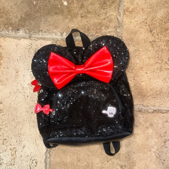 Disney Minnie Mouse Sequin Mini Backpack* Disney Parks*Travel Purse - Picture 2 of 7